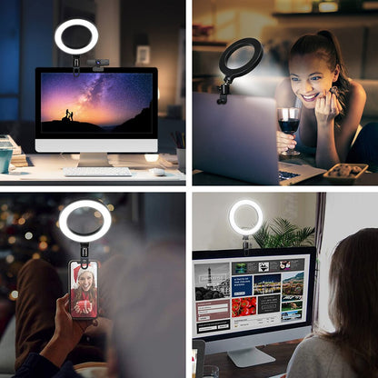 Ring Light LED Lamp With Clip On