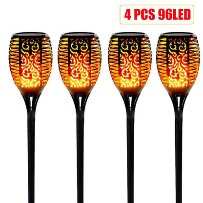 LED Outdoor Solar Flame Lamp