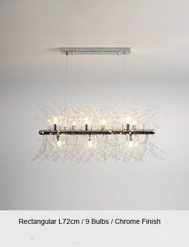 Crystal Dandelion Chandelier Lighting