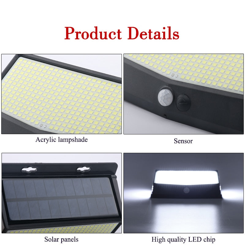 LED Solar Light Human Body Sensor