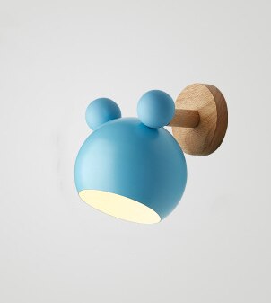 Modern Wall Lamp Colorful Iron Mickey Wall Lamps