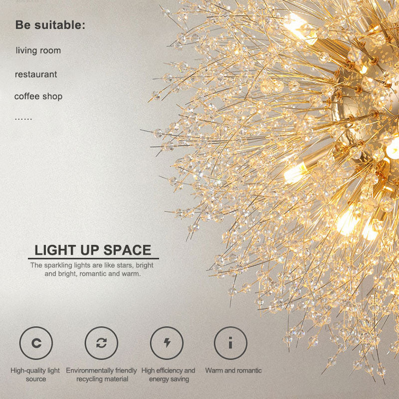 Crystal Lighting Pendant Nordic Lamp