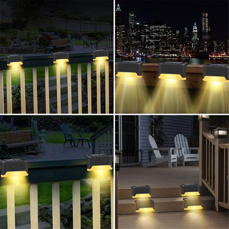 LED Solar Stair Lamp Outdoor Fence