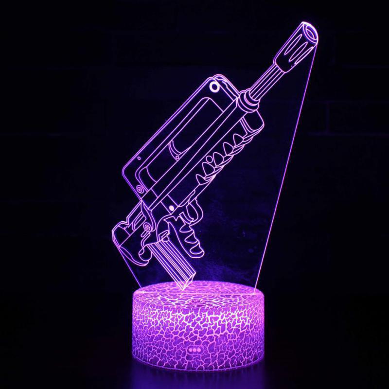 Rifle RGB Night Lights Gamer Decoration