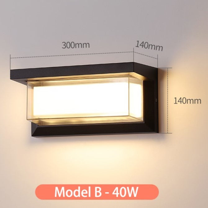 Led outdoor wall lamp led outdoor wall light waterproof