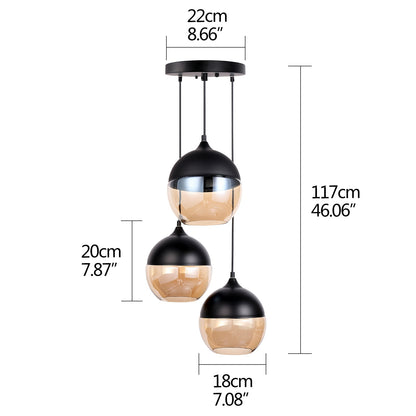 Glass Pendant Lamp Fixtures LED lights