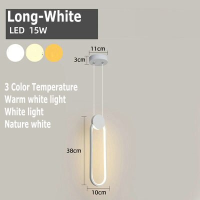 Long Wire Dimmable LED High Ceiling Hanging Light