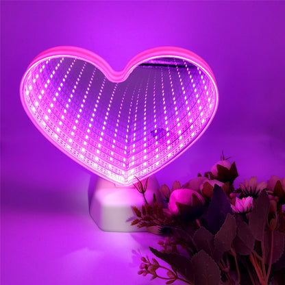 LED Night Light Love Heart Lamp