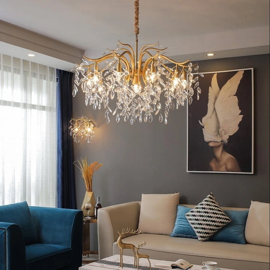 LED Luxury Crystal Chandeliers Lighting