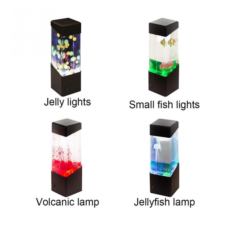 Changing Table Lamp Led Jellyfish