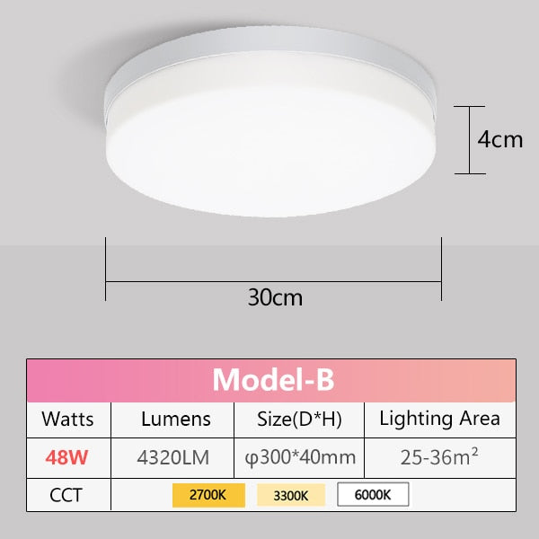 LED Panel Lamp Natural Ceiling Light