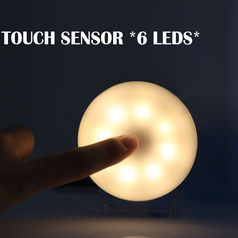 LEDs Touch Sensor Night Light Flashlight