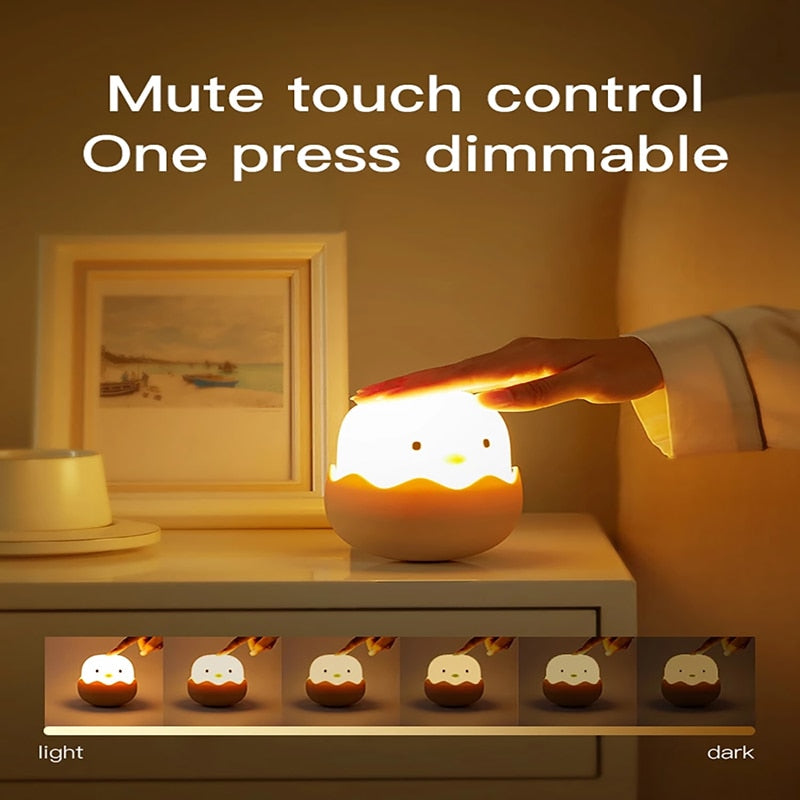 Touch Night Light Soft Silicone USB