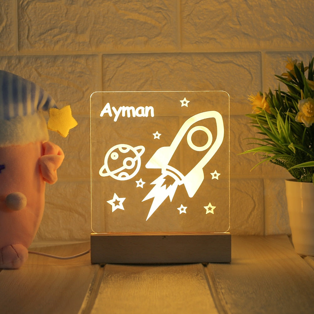 Personalized Night Light USB