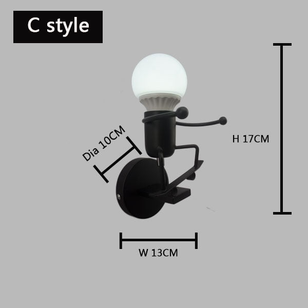 simplicity man wall light balcony aisle Wall Lamp