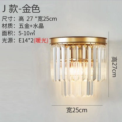 Crystal Wall Lamp Light Luxury Post Modern