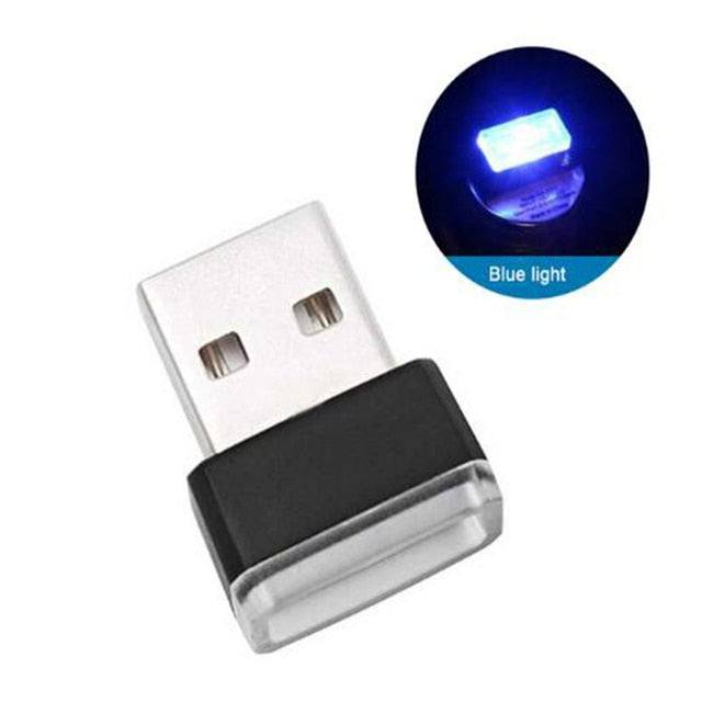 Mini USB LED Book Light Car Lamp Auto Interior