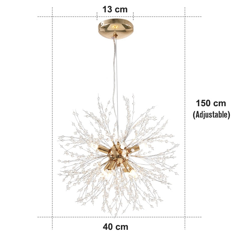 Crystal Lighting Pendant Nordic Lamp