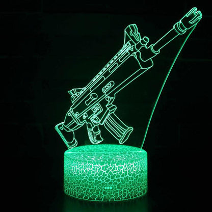 Rifle RGB Night Lights Gamer Decoration