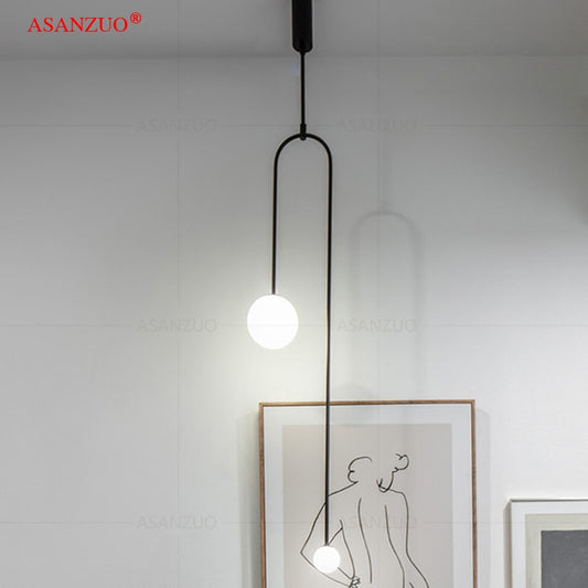 Nordic pendant lamp simple living room