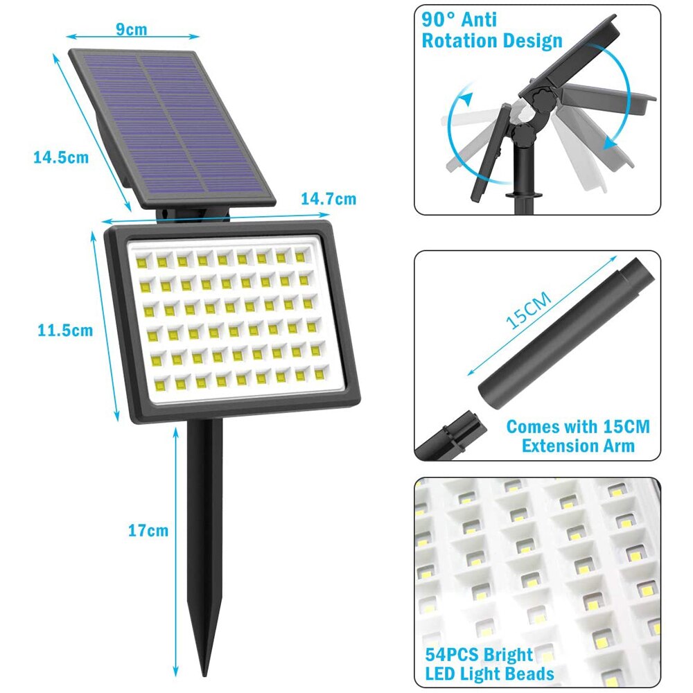 LED Adjustable Solar Light Outdoor