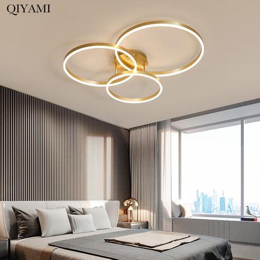 Nordic Creative Round Circle Chandeliers