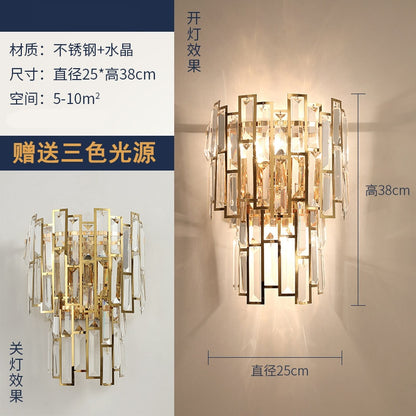 Crystal Wall Lamp Light Luxury Post Modern