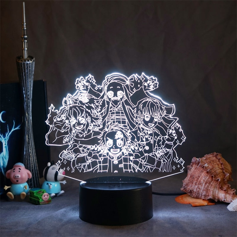 Anime Demon Slayer Acrylic Led