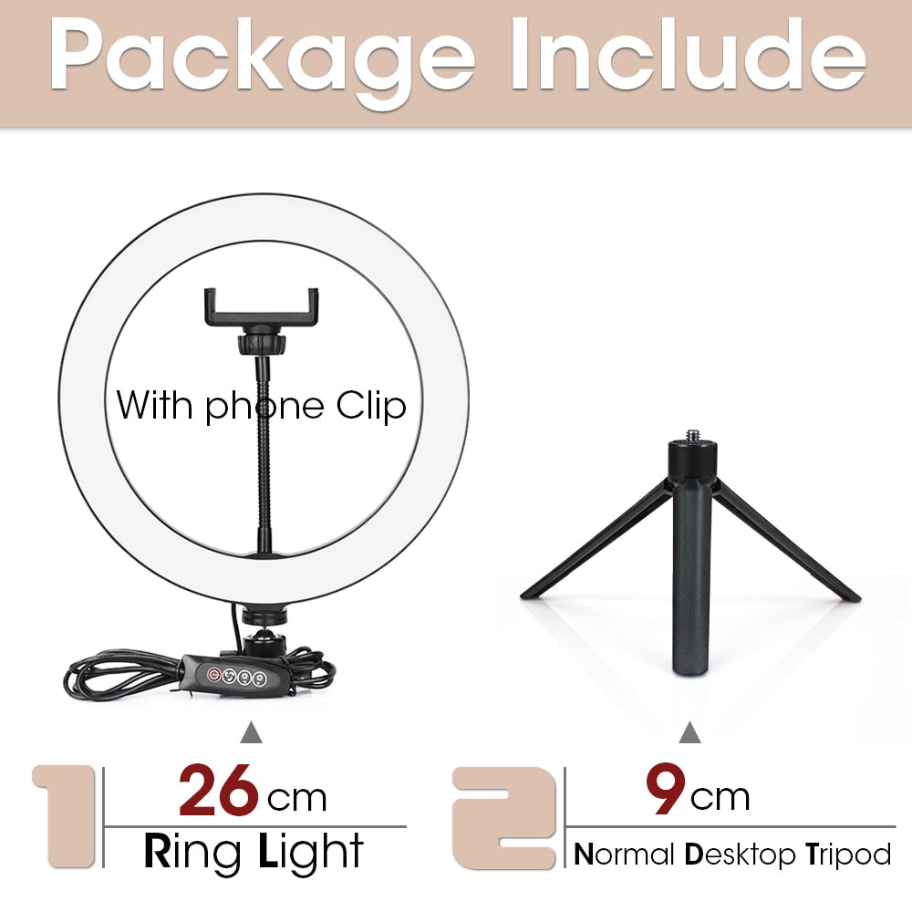 LED Ring Light Photography Light