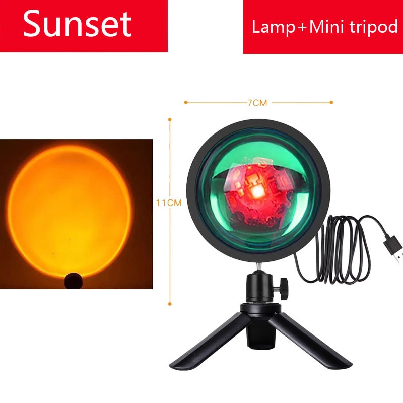 Sunset Lamp Projector Led Night Light