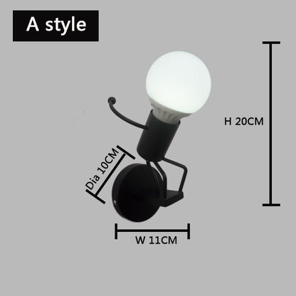 simplicity man wall light balcony aisle Wall Lamp