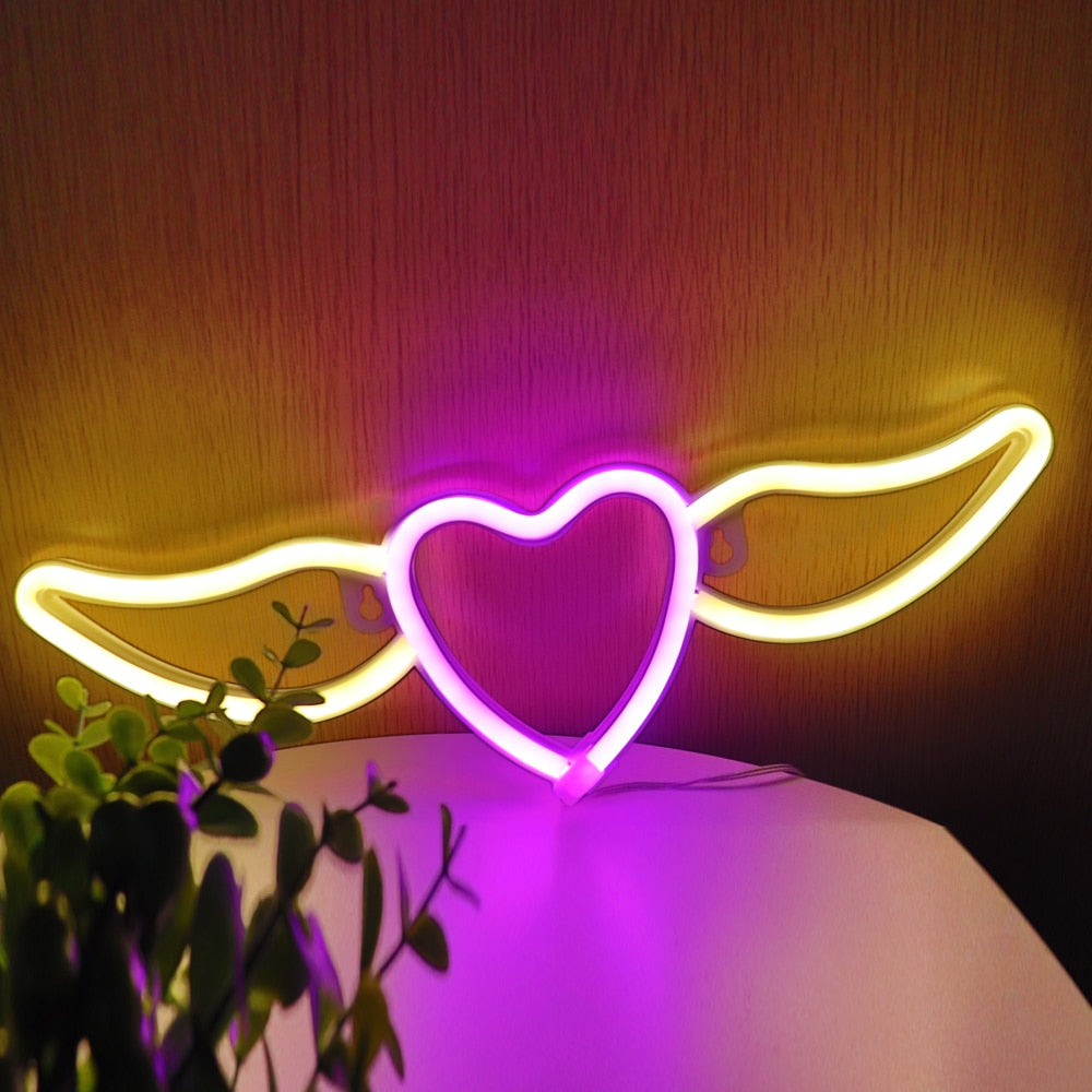 LED Neon Sign Light Lamp Room Decor