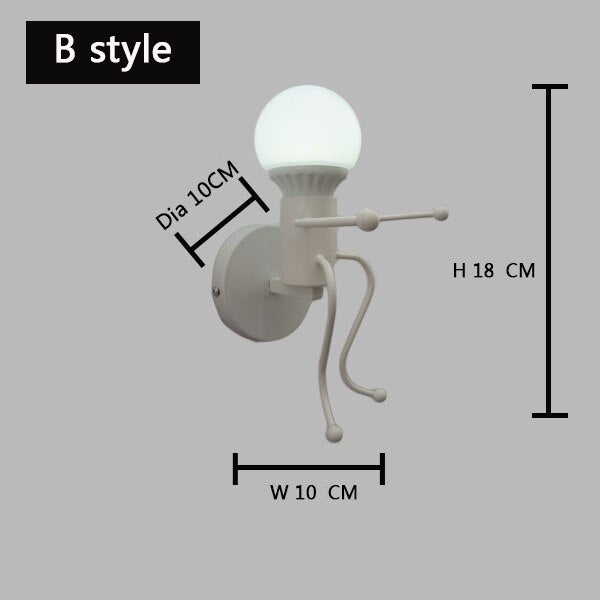 simplicity man wall light balcony aisle Wall Lamp