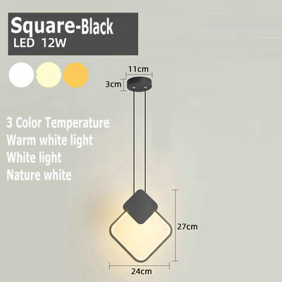 Long Wire Dimmable LED High Ceiling Hanging Light