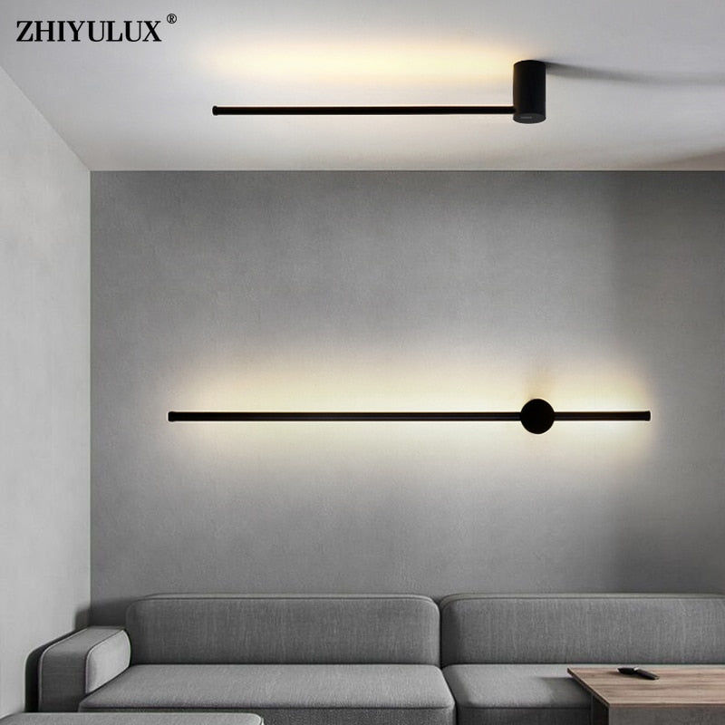 Led Wall Lamp Long Wall Light Decor