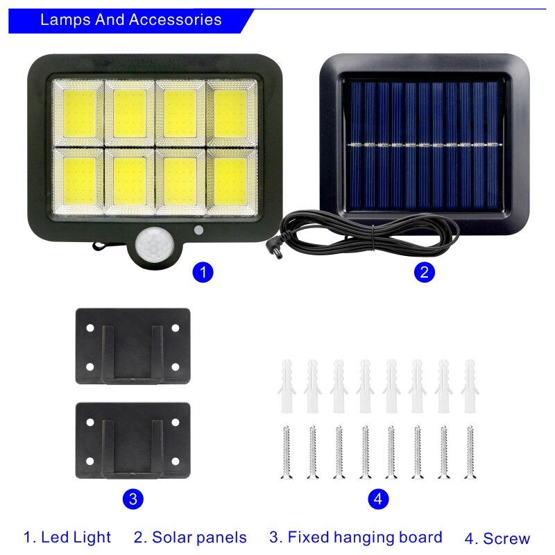 LED Solar Outdoor Light Motion Sensor