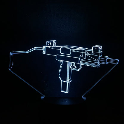 Rifle RGB Night Lights Gamer Decoration