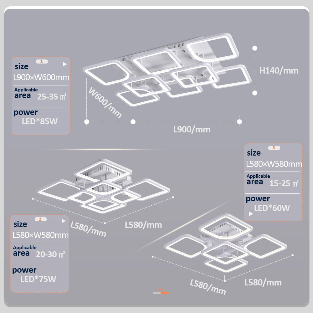 LED Ceiling Lamp Home for Living Room