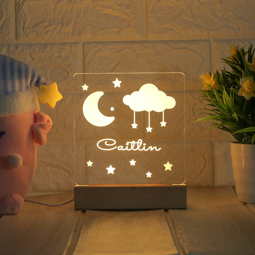 Personalized Night Light USB