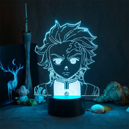 Anime Demon Slayer Acrylic Led