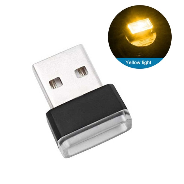 Mini USB LED Book Light Car Lamp Auto Interior