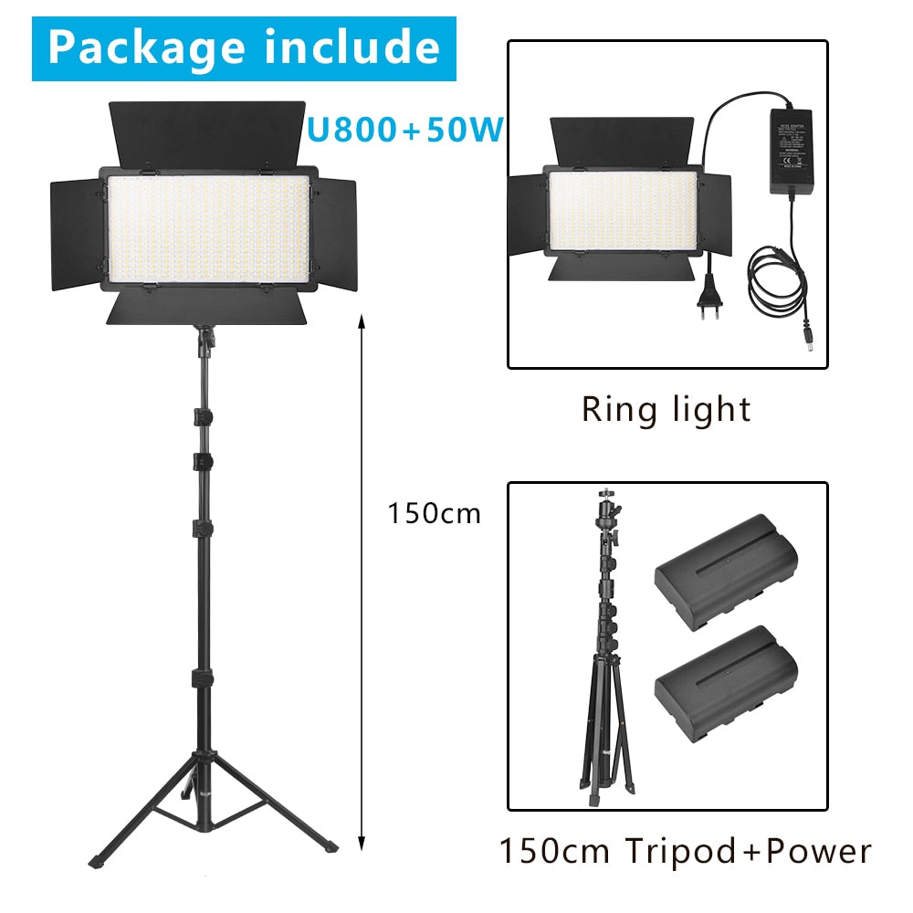 Portable Video Recording Photography Panel Lamp