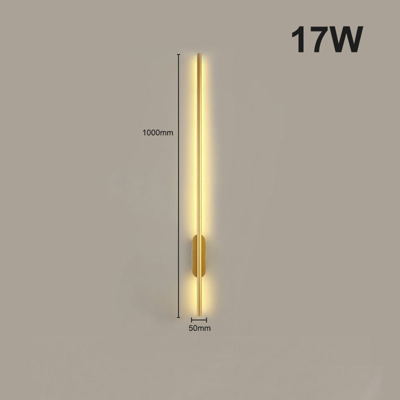 Led Wall Lamp Long Wall Light Decor