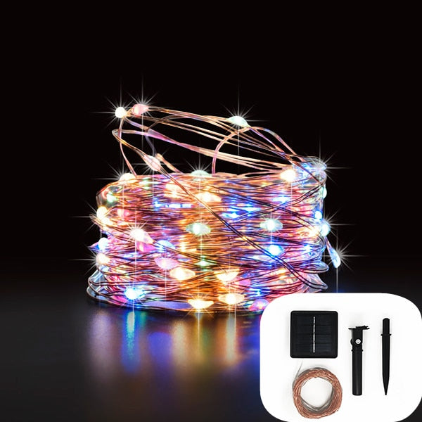 Solar LED Lamp Outdoor LED String Lights