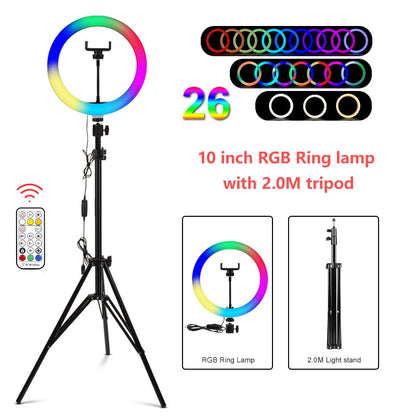 Ring Lamp with tripod Dimmable Selfie