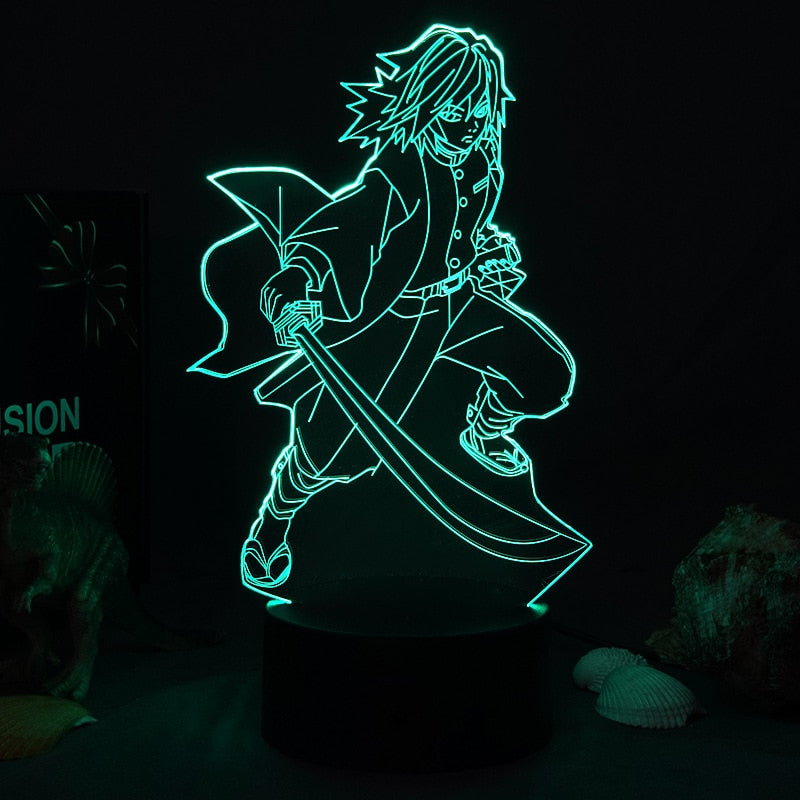 Demon Slayer Anime Tanjiro Lamp Setup