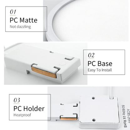 LED Ceiling Lamp Ultra-thin Cold White