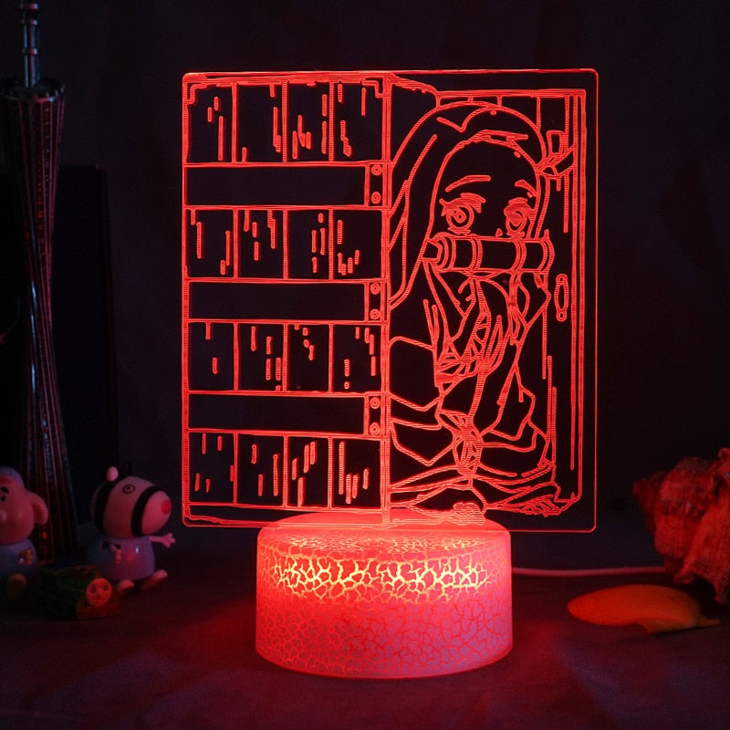 Demon Slayer Anime Tanjiro Lamp Setup