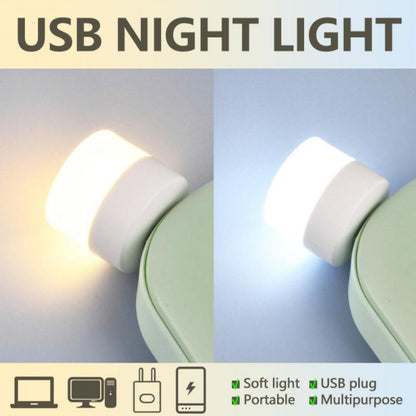 USB Plug Lamp Computer Mobile Power Charging