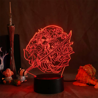 Anime Demon Slayer Acrylic Led